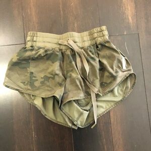 Lululemon camo shorts - size 4
